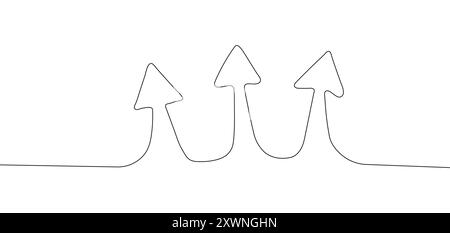 Dessin d'une ligne en diamant. Symbole GEM illustration en ligne continue isolée Illustration de Vecteur