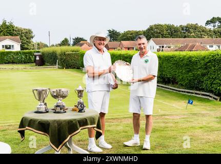 Tournoi d'été Association Croquet. Remise des prix. Banque D'Images