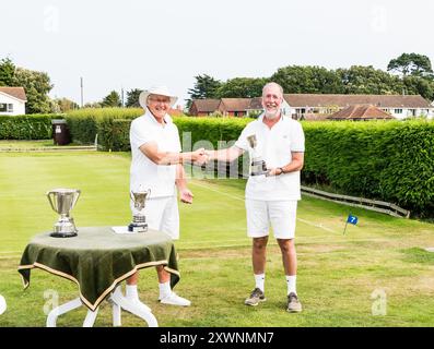 Tournoi d'été Association Croquet. Remise des prix. Banque D'Images