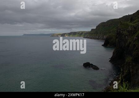 La Côte d'Antrim, en Irlande du Nord Banque D'Images