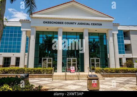 Okeechobee County Judicial Center, NW 3rd Street, Okeechobee, Floride Banque D'Images