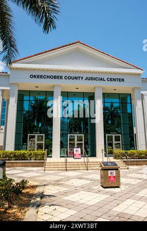 Okeechobee County Judicial Center, NW 3rd Street, Okeechobee, Floride Banque D'Images