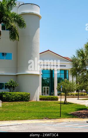 Okeechobee County Judicial Center, NW 3rd Street, Okeechobee, Floride Banque D'Images