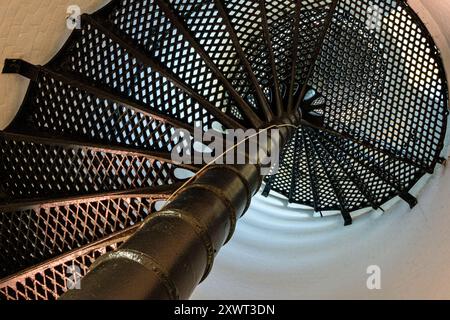 Phare de Jupiter Inlet, Captain Armours Way, Jupiter, Floride Banque D'Images