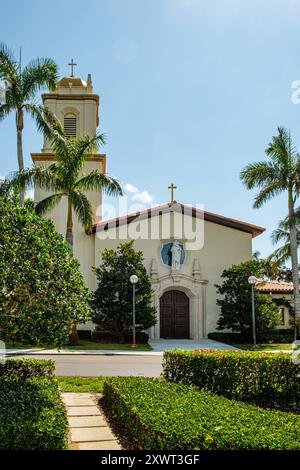 Église St Christopher, se Federal Highway, Hobe Sound, Floride Banque D'Images