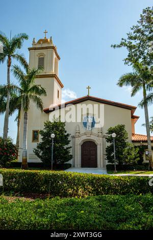 Église St Christopher, se Federal Highway, Hobe Sound, Floride Banque D'Images