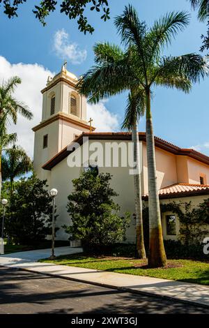 Église St Christopher, se Federal Highway, Hobe Sound, Floride Banque D'Images