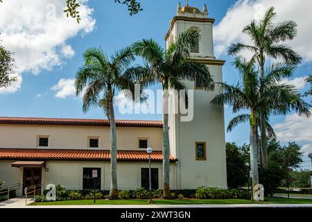 Église St Christopher, se Federal Highway, Hobe Sound, Floride Banque D'Images