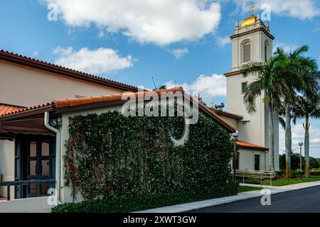 Église St Christopher, se Federal Highway, Hobe Sound, Floride Banque D'Images