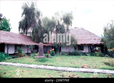 Le traditionnel Momella Lodge où le film Hatari avec John Wayne a été tourné, Parc National d'Arusha, Tanzanie Banque D'Images