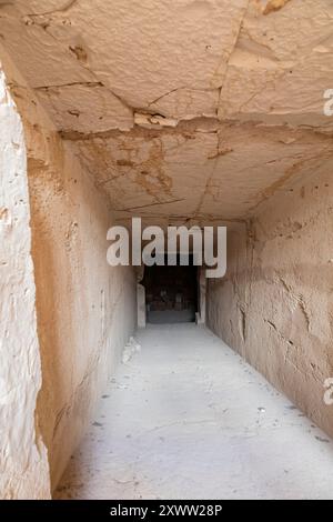 Vallée des rois, vallée des rois, entrée de la tombe KV55, estimé roi Akhenaton(Amenhotep IV), Louxor, Egypte, Afrique du Nord, Afrique Banque D'Images