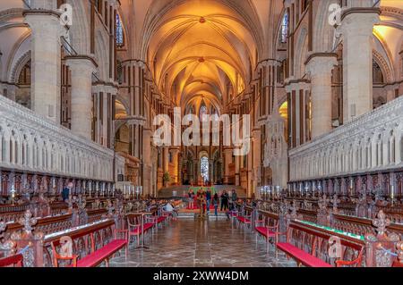 Le Choeur de la cathédrale de Canterbury, Canterbury, Kent, Angleterre Banque D'Images