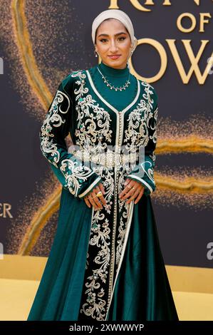 Zainab Jiwa BEI der Weltpremiere der 2. Staffel der Amazon Prime Video Serie The Lord of the Rings : The Rings of Power / Der Herr der Ringe : Die Ringe der Macht im BFI Southbank. Londres, 20.08.2024 *** Zainab Jiwa à la première mondiale de la saison 2 de la série Amazon Prime Video le Seigneur des anneaux les anneaux du pouvoir le Seigneur des anneaux du pouvoir au BFI Southbank Londres, 20 08 2024 Foto:XC.xMorleyx/xFuturexImagex rings 4803 Banque D'Images