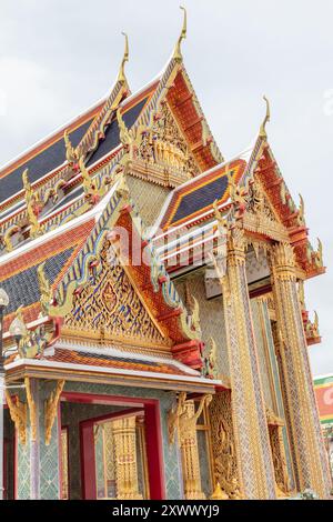 Wat Ratchabophit Sathythitmahasimaram Ratchaworawihan, temple bouddhiste de Bangkok, Thaïlande. Banque D'Images