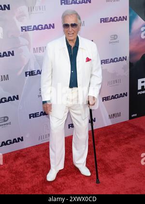 20 août 2024, Hollywood, Californie, États-Unis : Pat Boone assiste à la première de Los Angeles de ''REAGAN' (crédit image : © Billy Bennight/ZUMA Press Wire) USAGE ÉDITORIAL SEULEMENT! Non destiné à UN USAGE commercial ! Banque D'Images