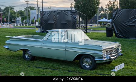 BIRMINGHAM, mi/États-Unis - 17 AOÛT 2024 : un camion Chevrolet El Camino 1959, à bord de la Woodward Dream Cruise, près de Detroit, Michigan. Banque D'Images