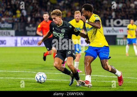 Waalwijk, pays-Bas. 17 août 2024. WAALWIJK, PAYS-BAS - 17 AOÛT : Luciano Valente du FC Groningen lors du match Néerlandais Eredivisie entre le RKC Waalwijk et le FC Groningen au Mandemakers Stadion le 17 août 2024 à Waalwijk, pays-Bas. (Photo de Joris Verwijst/Orange Pictures) crédit : Orange pics BV/Alamy Live News Banque D'Images