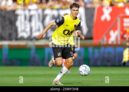 Breda, pays-Bas. 18 août 2024. BREDA, 18-08-2024, stade Rat Verlegh, Néerlandais Eredivisie saison de football 2024/2025, match entre le NAC et l'Ajax 1-0. Matthew Garbett crédit : Pro Shots/Alamy Live News Banque D'Images