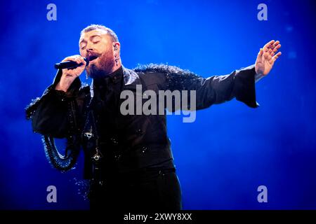 Hongrie 11 août 2024 Sam Smith en concert au Festival Sziget à Budapest © Andrea Ripamonti / Alamy Banque D'Images