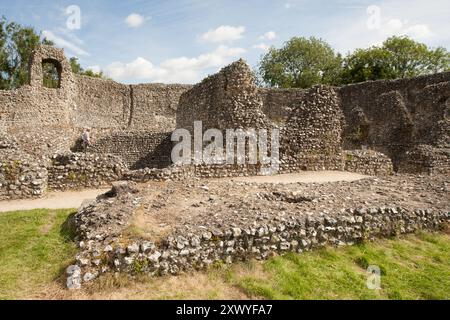 Château Norman d'Eynsford Banque D'Images