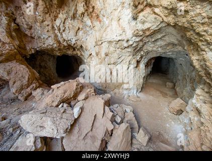 Sardaigne (Italie) - la côte sud de la Sardaigne, dans la région de Sulcis, province de Cagliari. Ici avec Pan di Zucchero île rocheuse Banque D'Images