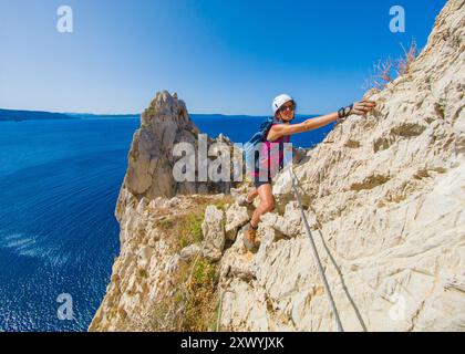 Sardaigne (Italie) - la côte sud de la Sardaigne, dans la région de Sulcis, province de Cagliari. Ici avec Pan di Zucchero île rocheuse Banque D'Images