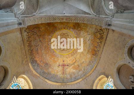 Frankreich, Avallon, composé Lazare, Blick ins Chorgewölbe Banque D'Images