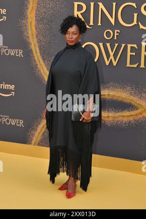 Londres, Royaume-Uni. 20 août 2024. Tanya Moodie lors de la deuxième saison de 'Lord of the Rings : The Rings of Power', BFI Southbank, Belvedere Road, le mardi 20 août 2024 à Londres, Angleterre, Royaume-Uni. CAP/CAN © CAN/Capital Pictures crédit : Capital Pictures/Alamy Live News Banque D'Images