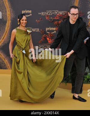 Londres, Royaume-Uni. 20 août 2024. Cynthia Addai-Robinson lors de la deuxième saison de 'Lord of the Rings : The Rings of Power', BFI Southbank, Belvedere Road, le mardi 20 août 2024 à Londres, Angleterre, Royaume-Uni. CAP/CAN © CAN/Capital Pictures crédit : Capital Pictures/Alamy Live News Banque D'Images