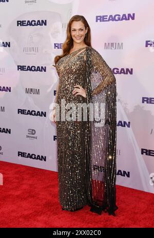Hollywood, Californie, États-Unis. 20 août 2024. Amanda Righetti assiste à la première de 'Reagan' à Los Angeles au TCL Chinese Theatre le 20 août 2024 à Hollywood, Californie. Crédit : Jeffrey Mayer/Media Punch/Alamy Live News Banque D'Images
