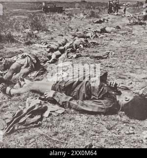 Guerre du Vietnam. Gagnez à Thưa Thiên. 53 corps de soldats nord-vietnamiens morts, ils n'attaqueront plus jamais notre ville natale Banque D'Images