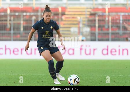 Unterhaching, Allemagne. 20 août 2024. Unterhaching, Allemagne, 20 août 2024 : Lisa Boattin (13 Juventus FC) lors du match amical de pré-saison entre le FC Bayern Munich et le Juventus FC à uhlsport PARK, Unterhaching, Allemagne. (Sven Beyrich/SPP) crédit : photo de presse sportive SPP. /Alamy Live News Banque D'Images