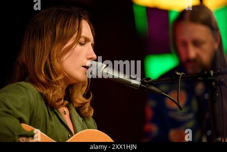 Toender, Danemark. 21 août 2024. Américain Kassi Valazza sur la scène Bolero lors du Toender Festival mercredi 21 août 2024. (Photo : Torben Christensen/Ritzau Scanpix) crédit : Ritzau/Alamy Live News Banque D'Images