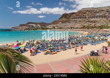 Anfi del Mar, Playa de la Verga, Arguineguin, Grande Canarie, Îles Canaries, Espagne, Atlantique, Europe Banque D'Images