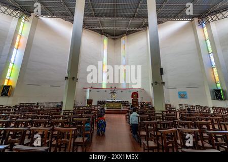 Cathédrale de Goma, République démocratique du Congo, Afrique Banque D'Images