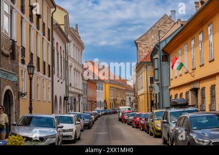 Vues de rue à Budapest, Hongrie, Europe Banque D'Images