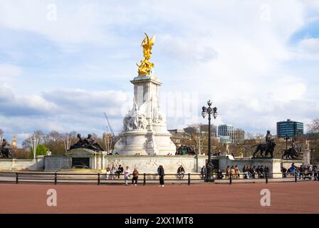 Victoria Memorial, The Mall, Londres, Angleterre, Royaume-Uni, Europe Banque D'Images