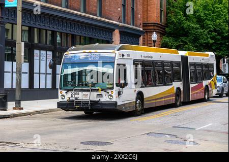 Maryland MTA bus à Baltimore Banque D'Images