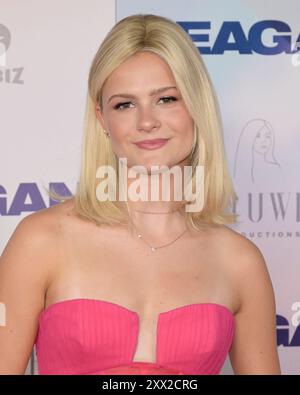 20 août 2024, Hollywood, Californie, États-Unis : Darci Lynne Farmer assiste à la première de Los Angeles de ''REAGAN' (crédit image : © Billy Bennight/ZUMA Press Wire) USAGE ÉDITORIAL SEULEMENT! Non destiné à UN USAGE commercial ! Banque D'Images