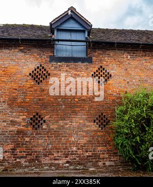 Mur de grange orné de Snugbury Icecream Farm Banque D'Images