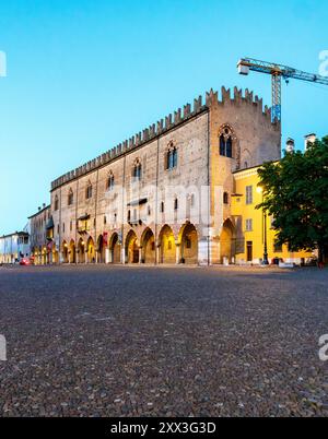 Palazzo del Capitano, Palazzo Ducale di Mantova, Piazza Sordello, Mantoue, Italie Banque D'Images