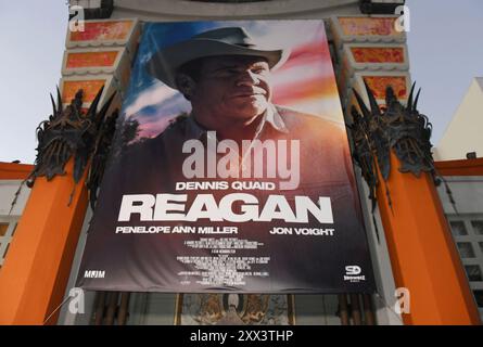 HOLLYWOOD, CALIFORNIE - 20 AOÛT : ambiance à la première de Los Angeles de 'Reagan' au TCL Chinese Theatre le 20 août 2024 à Hollywood, Californie Banque D'Images