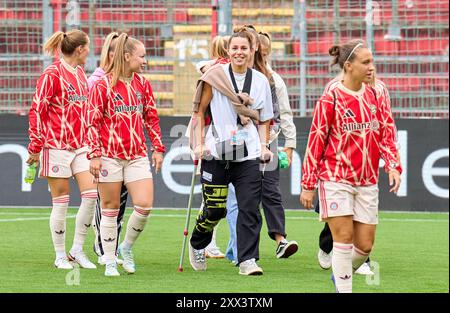 Lena Oberdorf, FCB femmes 8 dans le match de football féminin FC BAYERN Muenchen - JUVENTUS TURIN 0-0 le 20 août 2024 à Munich, Allemagne. Saison 2024/2025, 1.Bundesliga, FCB, Muenchen, Google Pixel, Frauen Bundesliga Journée x, x. Spieltag photographe : ddp images / STAR-images Banque D'Images