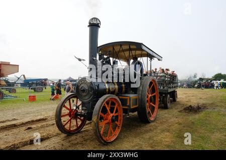 Moteurs de traction au West of England Steam Engine Rally - John Gollop Banque D'Images