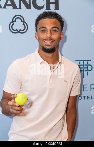 21 août 2024, New York, New York, États-Unis : Arthur fils, athlète de tennis, assiste à une conversation avec Kathy Buccio au Park Terrace Hotel à New York (crédit image : © Lev Radin/Pacific Press via ZUMA Press Wire) USAGE ÉDITORIAL SEULEMENT! Non destiné à UN USAGE commercial ! Banque D'Images