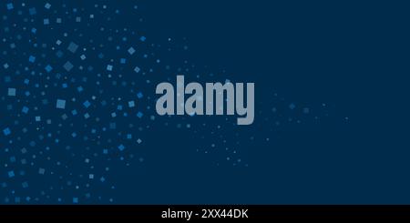 Divers carrés colorés placés aléatoirement, dimensionnés et orientés motif - texture, arrière-plan, élément de conception en format vectoriel modifiable Illustration de Vecteur