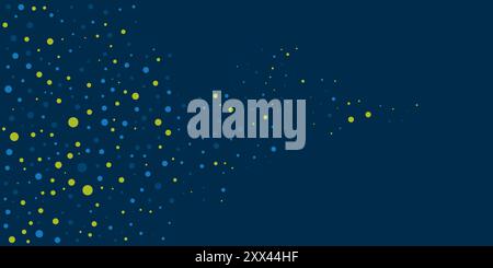 Divers motifs de taches colorés placés aléatoirement et de taille - texture, arrière-plan, élément de conception dans un format vectoriel modifiable Illustration de Vecteur