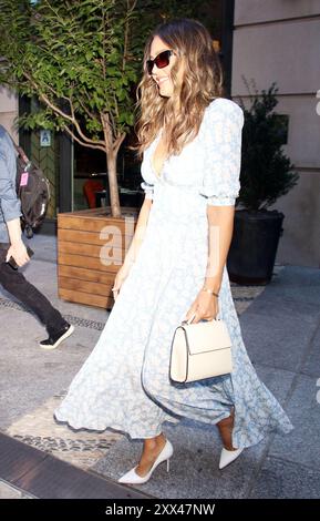 New York, NY, États-Unis. 21 août 2024. Jessica Alba vue à New York le 21 août 2024. Crédit : RW/Media Punch/Alamy Live News Banque D'Images
