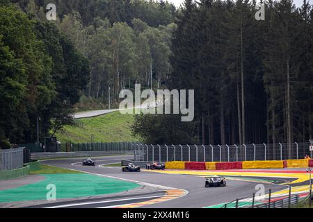 Francorchamps, Belgique, 21 août 2024,vue de piste lors de la 4e manche de la Michelin le Mans Cup 2024 au circuit de Spa-Francorchamps (Belgique), le 21 août 2024- photo Kristof Vermeulen/Credit Kristof Vermeulen/Alamy Live News Banque D'Images