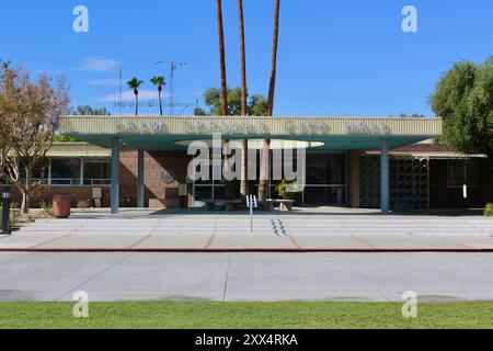 Hôtel de ville de Palm Springs, Palm Springs, Californie Banque D'Images